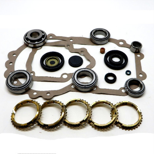 USA Standard Gear ZMBK420AWS - 02A/02B Transmission Bearing/Seal Kit w/Synchro Rings 5-Speed Manual Trans 42 Tooth 1-2 Synchro Rings