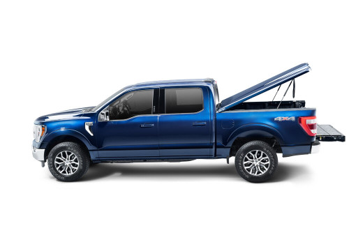 Undercover UC2208L-M7 - 2021 Ford F-150 Crew Cab 5.5ft Elite LX Bed Cover - Carbonized Gray