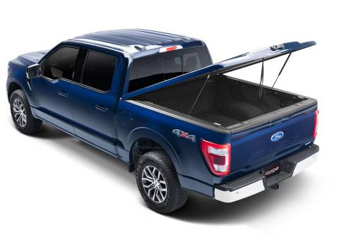 Undercover UC2218L-D1 - 2021 Ford F-150 Ext/Crew Cab 6.5ft Elite LX Bed Cover - Stone Gray