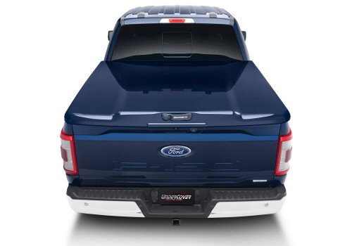 Undercover UC2218L-D1 - 2021 Ford F-150 Ext/Crew Cab 6.5ft Elite LX Bed Cover - Stone Gray