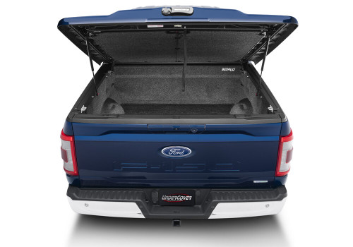 Undercover UC2218L-D1 - 2021 Ford F-150 Ext/Crew Cab 6.5ft Elite LX Bed Cover - Stone Gray