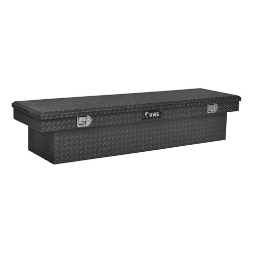 UWS EC10212 - Gloss Black Aluminum 60" Crossover Truck Tool Box (Heavy Packaging)