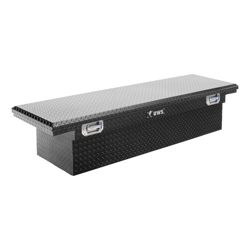 UWS EC10622 - Gloss Black Aluminum 72" Crossover Tool Box with Pull Handles (Heavy Packaging)