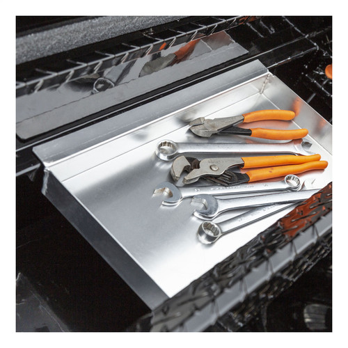 UWS EC10842 - Gloss Black Aluminum 69" Deep Slim Truck Tool Box, Low Profile (Heavy Packaging)
