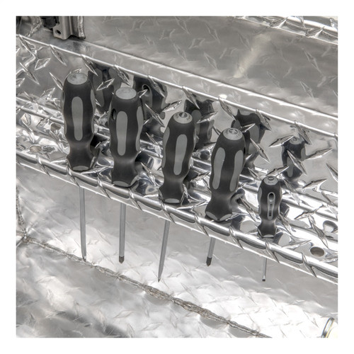 UWS EC10871 - Bright Aluminum 72" Deep Slim Crossover Box with Low Profile (Heavy Packaging)