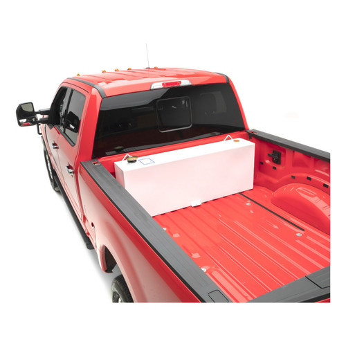 UWS ST-45-R-W - White 45-Gallon Rectangle Steel Transfer Tank