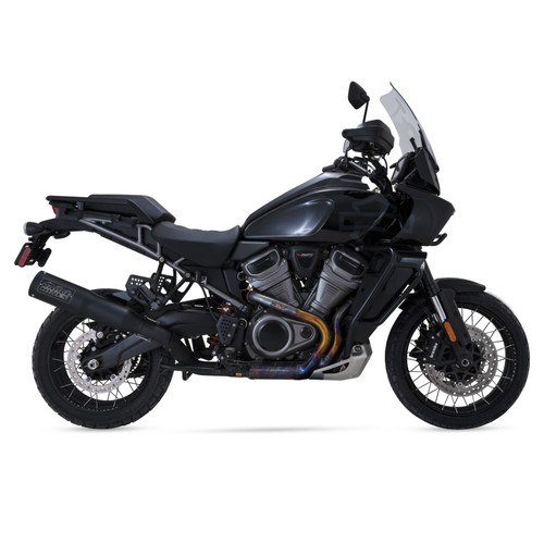 Vance & Hines 46533 - HD 21-22 Pan America Hi-Output 450 S/O Black Slip-On Exhaust