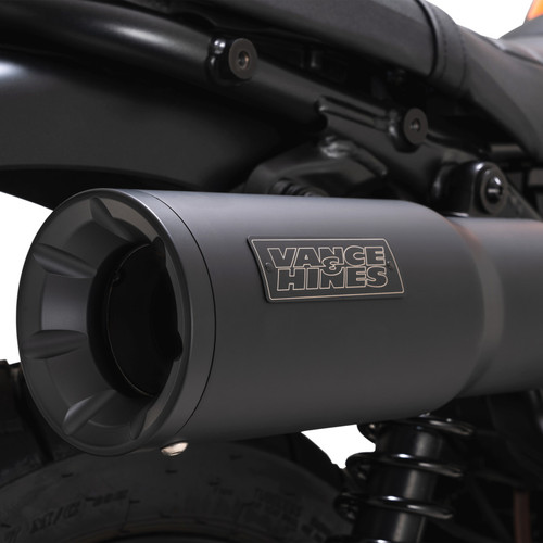 Vance & Hines 48429 - Honda Cl500 Scrmblr HO S/O Black Slip-On Exhaust