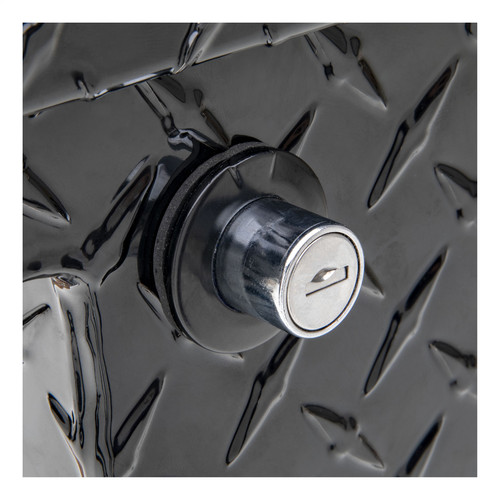 UWS EC30202 - Gloss Black Aluminum 48" Truck Side Tool Box with Low Profile (Heavy Packaging)