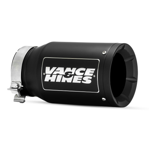 Vance & Hines 46912 - 5inX6.5inX12in Universal Exhaust Tip Eliminator Black for Catback Exhaust