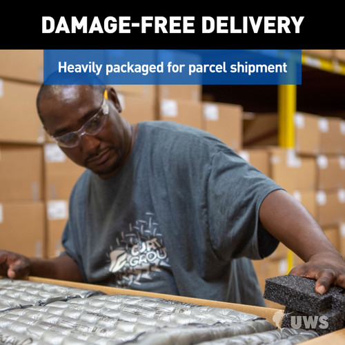 UWS EC30111-MK2 - Bright Aluminum 60" Truck Side Tool Box with Space-Saving Legs