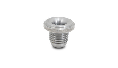 Vibrant 11250 - 4 AN Male Weld Bung (3/4in Flange OD) - Mild Steel