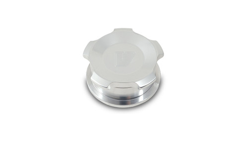 Vibrant 11290 - 2in OD Aluminum Weld Bungs w/ Polished Aluminum Threaded Cap (incl. O-Ring)