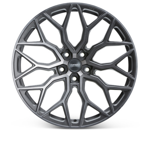 Vossen HF2-0B04 - HF-2 20x10 / 5x120 / ET45 / Deep Face / 72.56 - Tinted Matte Gunmetal Wheel