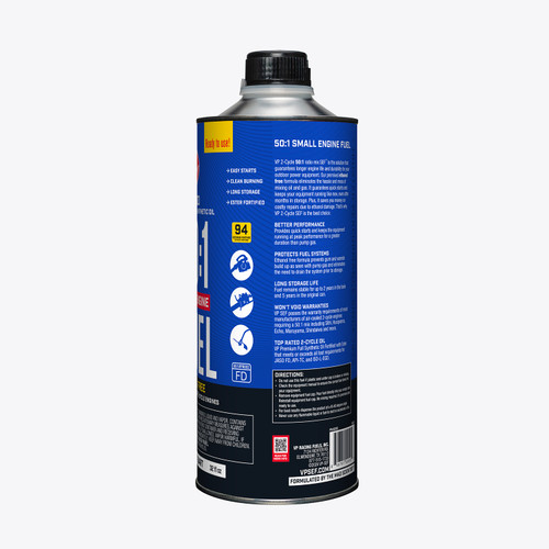 VP Racing Fuels 6235 - 50:1 Premixed Small Engine Fuel Qt