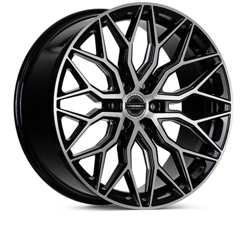 Vossen HF63-0F02 - HF6-3 20x9.5 / 6x135 / ET15 / Deep Face / 87.1 - Brushed Gloss Black Wheel