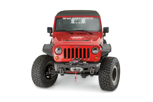 Warn 101410 - ELITE STUBBY FRONT BUMPER JEEP JK W/OUT GUARD