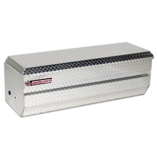 WEATHER GUARD 654-0-01 - All Purpose Chest; 12.0 ft.; Height 19.25 in.; Length 55 in.; Width 20 in.; Clear; Heavy Duty Welded; Aluminum;