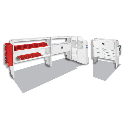 WEATHER GUARD 600-8124L - Electrical Contractor Van Package