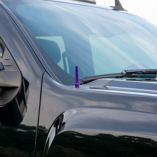 Wehrli WCF100041-GB - 07.5-19 Chevrolet 6.6L Duramax Billet TIG Torch Stubby Antenna - Gloss Black