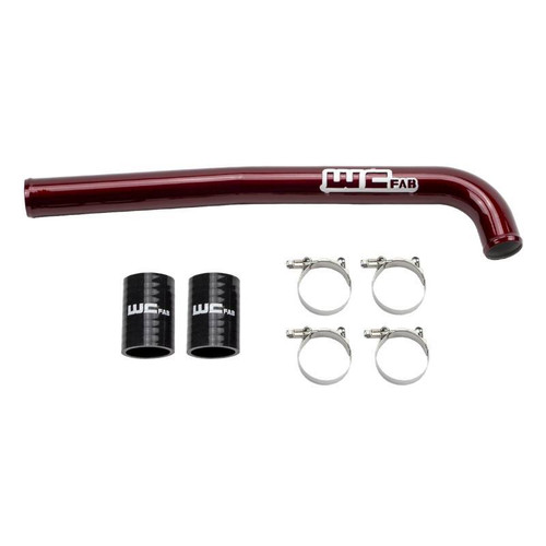 Wehrli WCF100251-RED - 19-23 Chevrolet 6.7L Cummins High Output Upper Coolant Pipe - WCFab Red