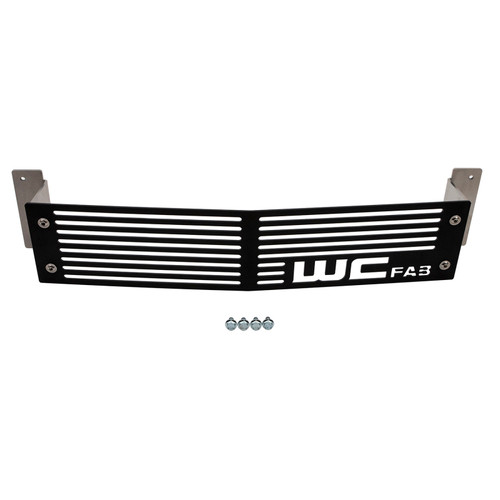 Wehrli WCF100290-FB - 15-19 Chevrolet Silverado HD 6.6L LML/L5P Duramax Bumper Grille - Flat Black