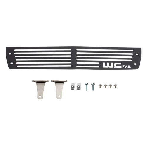 Wehrli WCF100291-FTB - 15-19 GMC Sierra 6.6L LML/L5P Duramax Bumper Grille - Fine Texture Black Powder Coat Finish