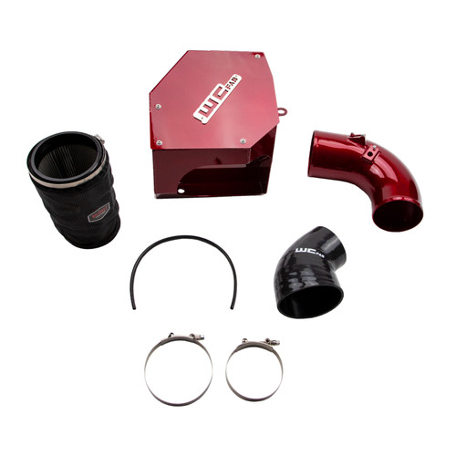 Wehrli WCF100315-RED - 19-23 Cummins 6.7L 5in Intake Kit - WCFab Red