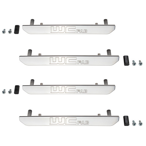 Wehrli WCF100390 - 2020+ GMC 2500/3500HD Fender Flare Marker Light Delete Kit w/Logo - Raw Finish