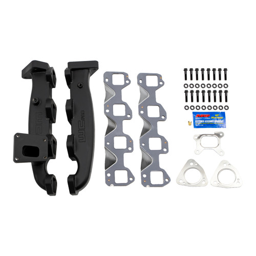 Wehrli WCF100373 - 17-24 L5P Duramax Billet Exhaust Manifold Kit w/ Gaskets and ARP Hardware