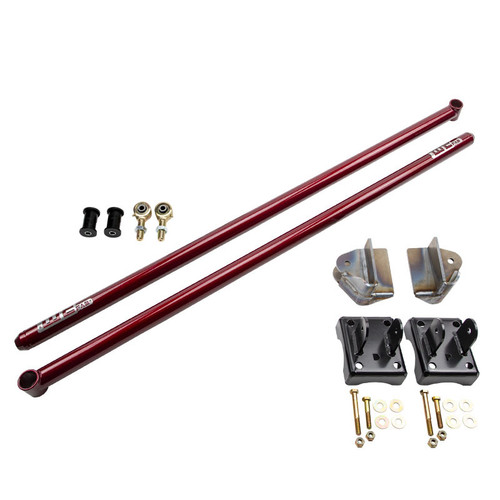 Wehrli WCF100399-RED - 2011-2022 Ford Power Stroke SCLB & CCLB 68in Traction Bar KIT WCFab Red