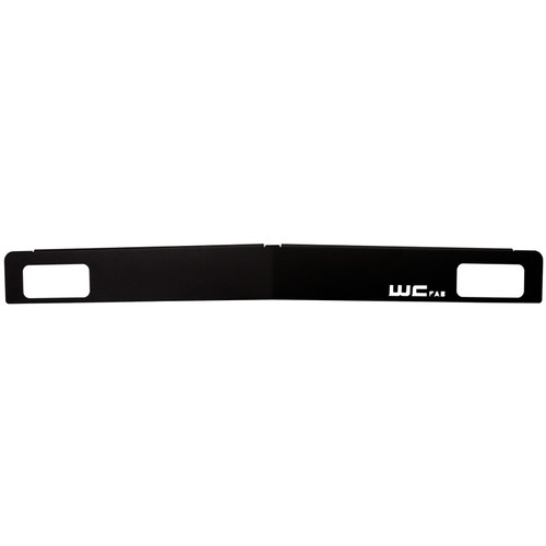 Wehrli WCF100427-FTB - 15-19 Chevrolet 2500/3500 Front Bumper Valance Filler Panel Kit w/Tow Hooks - Texture Black