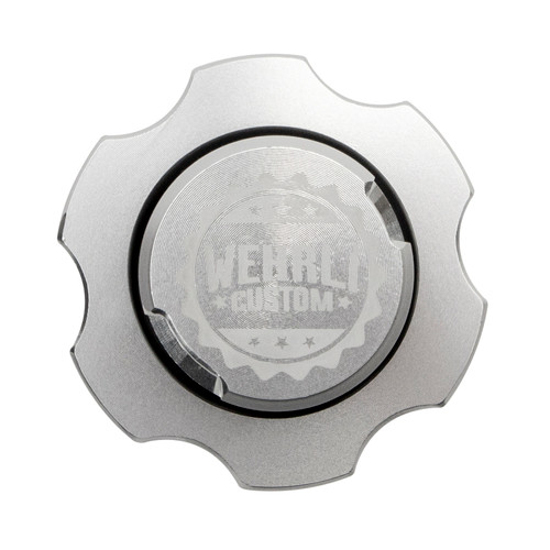 Wehrli WCF100442 - 2001+ GM Duramax LB7/LLY/LBZ/LMM/LML/L5P Billet Oil Fill Cap - Clear Anodized