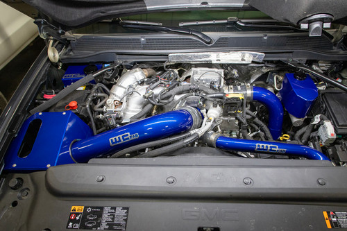Wehrli WCF100441-CT - 17-19 Chevrolet 6.6L L5P Duramax Stage 2 High Flow Intake Bundle Kit - Candy Teal