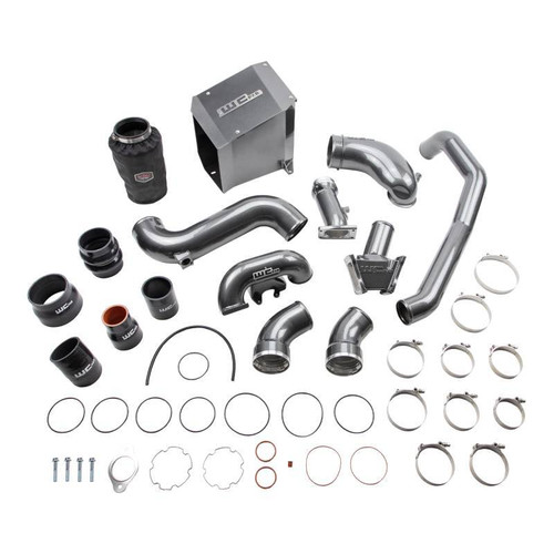 Wehrli WCF100437-BC - 06-07 Chevrolet Duramax 6.6L LBZ Stage 2 High Flow Intake Bundle Kit - Bronze Chrome