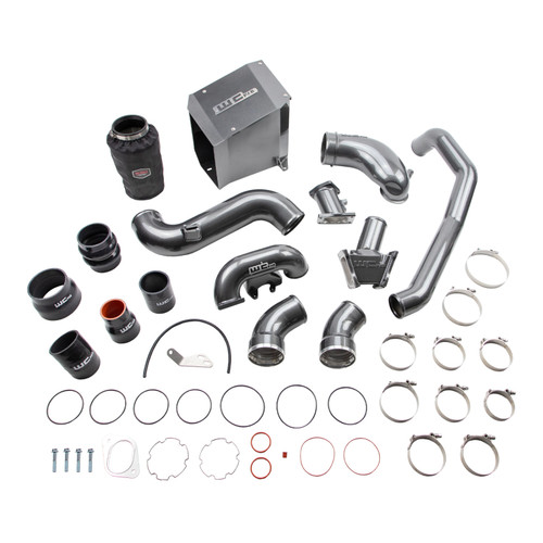 Wehrli WCF100438-BB - 2007.5-2010 Chevrolet Duramax 6.6L LMM Stage 2 High Flow Intake Bundle Kit - Bengal Blue