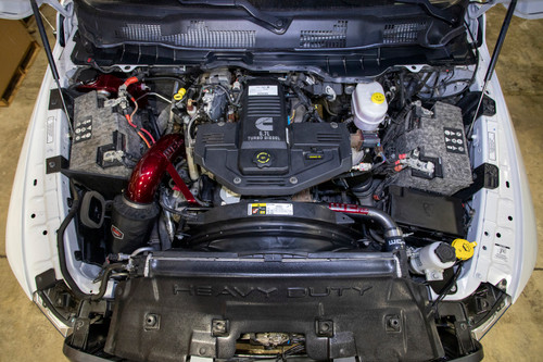 Wehrli WCF100517-FB - 10-18 Dodge 6.7L Cummins (Non 13-15 w/Dual Rads/Twin CP3) Upper Coolant Pipe - Flat Black