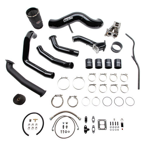 Wehrli WCF100489-BR - 01-04 Duramax LB7 S400 Single Turbo Install Kit - Bengal Red