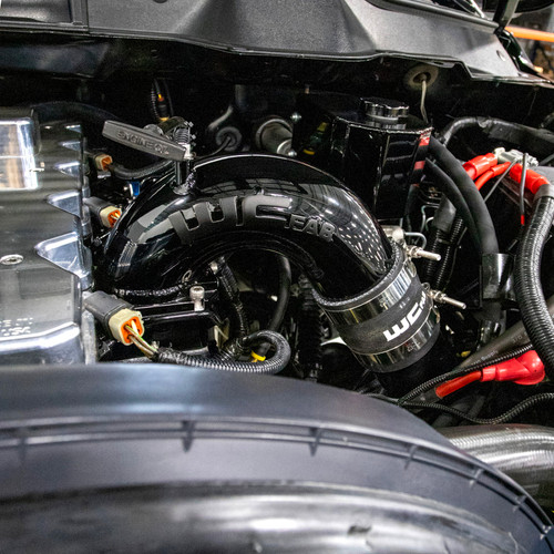 Wehrli WCF100528-CT - 03-07 Cummins 5.9L D/S 3.5in. Intake Horn IC Pipe - Candy Teal