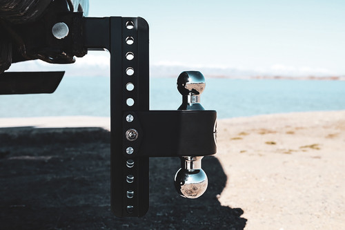 Weigh Safe CTB10-2.5-KA-CER-BLA - 180 Hitch 10in Drop Hitch & 2.5in Shank (10K/18.5K GTWR) w/WS05 - Black Cerakote