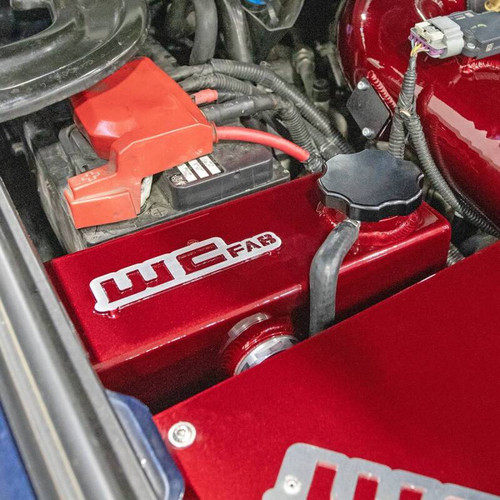 Wehrli WCF100647-CRO - 11-16 Chevrolet 6.6L LML Duramax OEM Placement Coolant Tank Kit - Chevy Orange