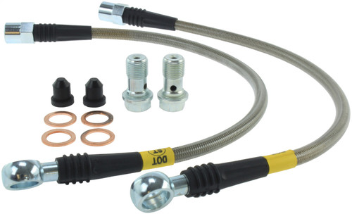 StopTech 950.33505 - 01-05 Audi Allroad Rear Stainless Steel Brake Line Kit