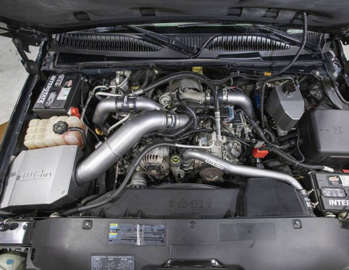 Wehrli WCF100712-RED - 01-04 Chevrolet 6.6L LB7 Duramax High Flow Intake Bundle Kit - WCFab Red