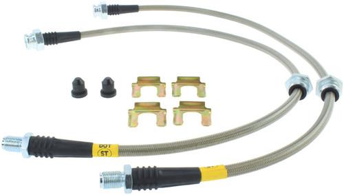StopTech 950.42013 - 89-98 Nissan 240SX (5 Lug w/ 300ZX Upgrade) Front Stainless Steel Brake Lines StopTech 950.42013 - 89-98 Nissan 240SX (5 Lug w/ 300ZX Upgrade) Front Stainless Steel Brake Lines
