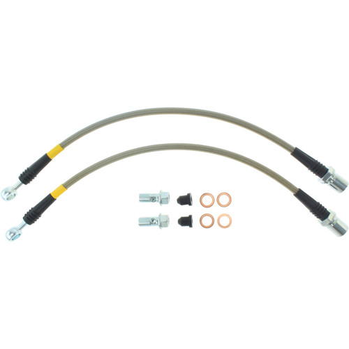 StopTech 950.44001 - 98-05 Lexus GS300/GS350/GS400/GS430/GS450H Front Stainless Steel Brake Lines