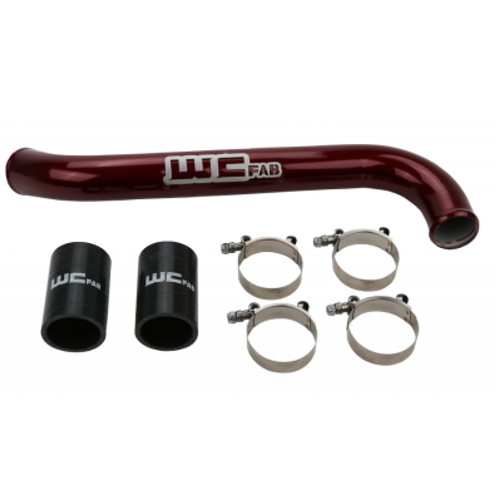 Wehrli WCF100742-BS - 17-19 Chevrolet 6.6L L5P Duramax Upper Coolant Pipe - Bengal Silver