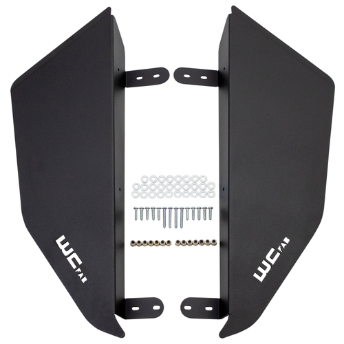 Wehrli WCF102025-FTB - 2019+ Honda Talon 1000X/R Front Lower Door Kit - Fine Texture Black