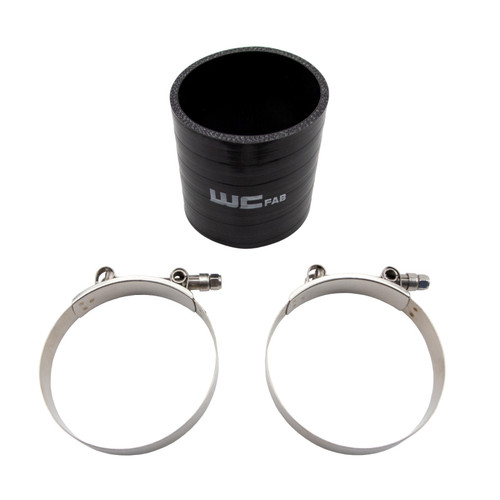 Wehrli WCF207-111 - 3.5in ID x 4in Long Silicone Boot and Clamp Kit