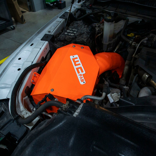 Wehrli WCF100881-SBO - 13-18 Cummins 6.7L Intake Kit 4in - Sparkle Bomber Orange