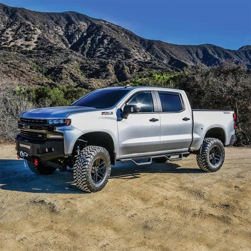 Westin 20-14135 - 19-22 Chevrolet Silverado / GMC Sierra Crew Cab Outlaw Nerf Step Bars